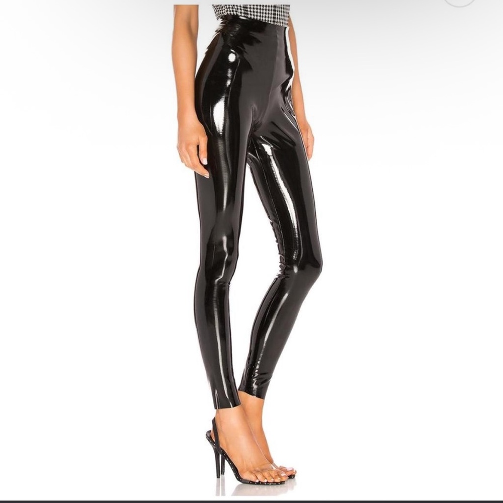 Commando Perfect Control Black Patent Leather Leg… - image 3